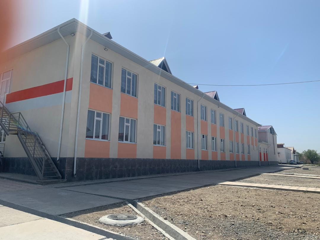 9 В Лейлекском районе открыли новую школу за 65 млн сомов. ФОТО