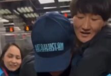 Спортсменка из Казахстана донесла Айсулуу Тыныбекову с травмой до номера в отеле