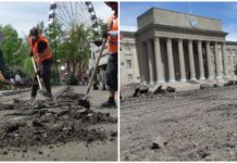 Бишкектеги эски аянттын тегереги оңдолууда