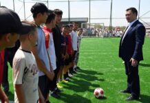 Садыр Жапаров катышкан футбол боюнча турнир өтөт