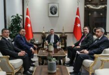 Түркиянын вице-президенти Фуат Октай ички иштер министри Улан Ниязбековду кабыл алды