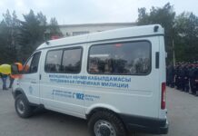 Сокулук РИИБинде милиция кызматкерлеринин саптык тескемеси болуп өттү