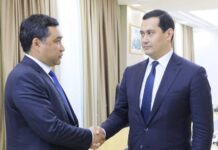 Глава Минэкономики КР встретился с министром инвестиций и внешней торговли РУз