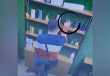 Мужчина украл с витрины бутика в Бишкеке смартфон за 90 тысяч сомов. ВИДЕО