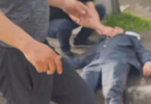 Аял киши милиция кызматкерин сүзүп кетти