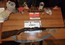 На Иссык-Куле мужчина прятал в кошаре арсенал оружия и боеприпасов. ФОТО