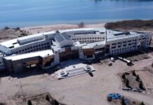 ФОТО. На Иссык-Куле продолжается реконструкция центра «Алтын-балалык»