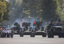 В Бишкеке 9 мая пройдет показ военной техники