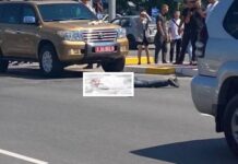 Джип посольства РФ сбил человека в Бишкеке. В УПСМ сообщили подробности