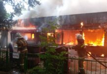 Панфилов сейил бактын аймагында жайгашкан «Панорама» кафесинен өрт чыкты