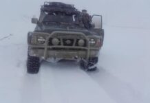 Барскоон-Ак-Шыйрак унаа жолунда кар калың жаагандыгына байланыштуу жол жабылды