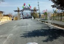 В Баткене уложенный асфальт испортился спустя месяц. ГКНБ начал проверку