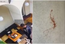 Бишкекчанку в кафе избил попрошайка за то, что не дала ему денег. ВИДЕО