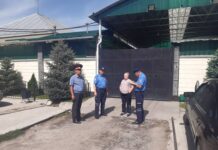 Чүй райондук милиция кызматкерлери айыл тургундары менен жолугушууну улантууда