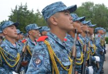 ИИМдин Ички аскерлеринин 702, 707 аскер бөлүктөрүнүн жоокерлери ант беришти