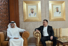 Жапаров БАЭнин энергетика жана инфраструктура министри Сухэйл Аль Мазурэй менен жолугушту