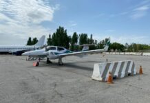 В аэропорту «Манас» уже 5 лет стоит нерастаможенный легкомоторный самолет
