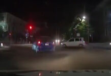 В Бишкеке патрульные через весь город гнались за пьяным водителем. ВИДЕО