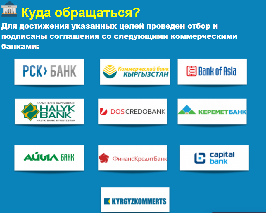 image 24 В КР 11 банков начали выдавать беспроцентные кредиты малому бизнесу. Условия