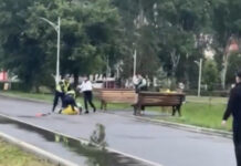 Кыздар кайгуул кызматкерлеринин мыйзамдуу талаптарына баш ийбей, аларга кол көтөрдү