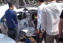 В Бишкеке произошла жуткая авария, пострадали 5 человек. ВИДЕО