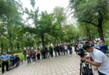 Журналисттер аллеясында ишембилик өтүүдө