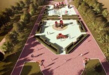 В двух столичных жилмассивах появятся три парковые зоны. Эскизы проектов