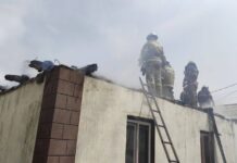 Бишкекте турак үйдөн өрт чыкты