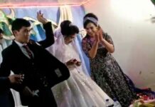 Тойдо колуктусун башка чапкан күйөөгө карата майда бейбаштык айыбы боюнча административдик иш козголгон