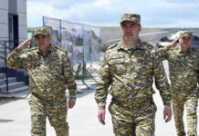 Садыр Жапаров УКМКнын окуу-машыгуу борборунун ачылыш аземине катышты