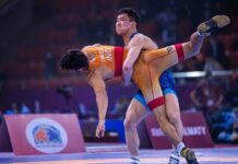 Азия чемпионатында грек-рим күрөшү боюнча Кыргызстан алдыда