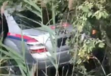 Водителя служебного авто ГУОБДД, совершившего ДТП, задержали и водворили в ИВС