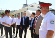 Жалал-Абадда Баңгизаттарды мыйзамсыз жүгүртүүгө каршы күрөшүү башкармалыгынын жаңы имараты ачылды