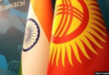 Индиянын тышкы иштер министри Минакши Лекхи жумушчу сапары менен Бишкекке келди