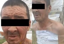 “Ак-Ордо” конушунун тургундары ууру делген адамды кармап, электр мамыга скотч менен таңып салышты