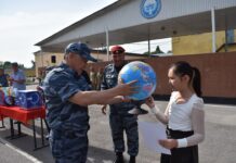 Милициянын балдарына сүрөт тартуу сынагы уюштурулуп, жеңүүчүлөр баалуу белектер менен сыйланышты