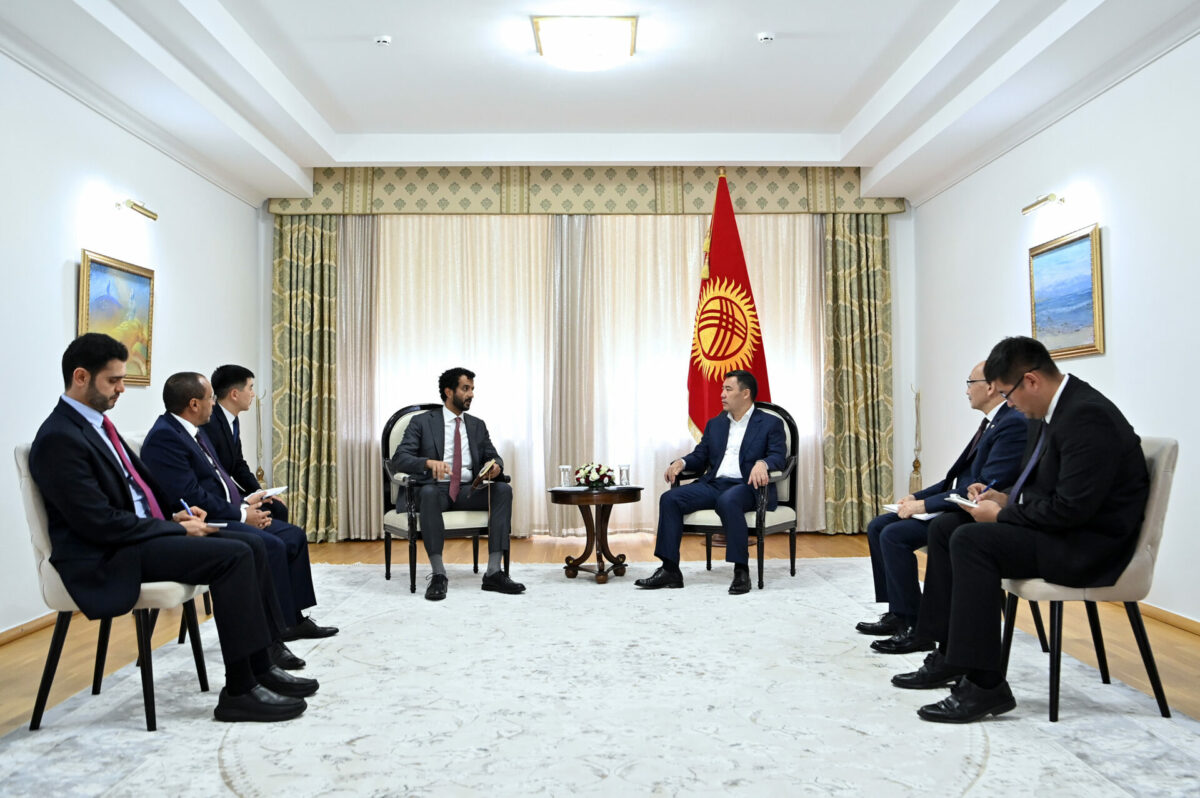 dos 0347 Садыр Жапаров: Кыргызстан готов расширять сотрудничество с ОАЭ