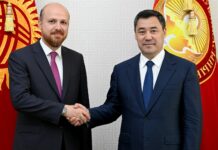 Садыр Жапаров принял главу Всемирной конфедерации этноспорта Билала Эрдогана