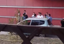 Возле ТЦ «Red Centre» парня пырнули ножом