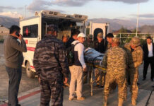 Перестрелка на границе. Раненых пограничников доставили в Бишкек