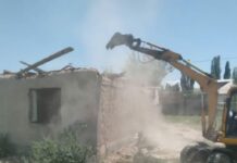 Жол оңдоого тоскоол узундугу 12 метр болгон турак-жай бузулду