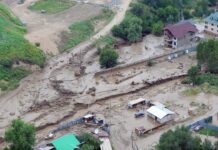 В Кызыл-Кие из-за селей введен режим ЧС. ВИДЕО