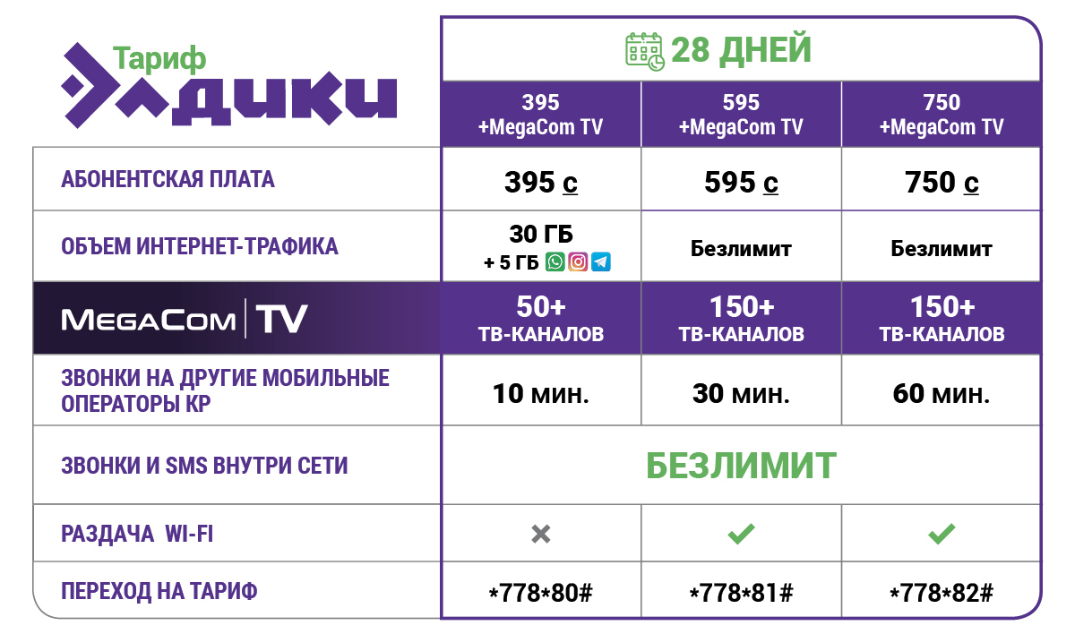 Eldiki 28 tablitsa Отпуск на высокой скорости! Какому оператору доверяют туристы в Кыргызстане?