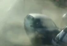 Пьяный замначальника колонии протаранил патрульные авто на Иссык-Куле