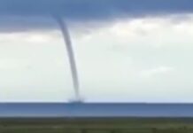 Смерч на Иссык-Куле. ВИДЕО