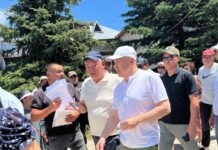 Алтынбек Сулайманов көл жээктерди текшерди