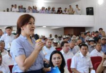 ИИМ: Министрдин биринчи орун басары Адыл Бийбосунов Ноокен районунун жашоочулары менен жолугушту