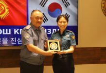 Ички иштер органдарынын ишмердүүлүгү менен таанышуу үчүн Корея Улуттук полиция агенттигинин делегациясы келди
