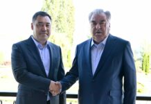 Садыр Жапаров встретился с Эмомали Рахмоном. Что обсудили