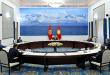 Садыр Жапаров принял глав делегаций Конференции спецслужб тюркоязычных стран